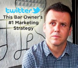 how to market a bar on Twitter
