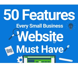 features of small business websites