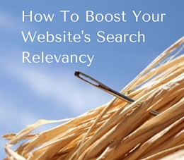 how to boost your website's search relevancy