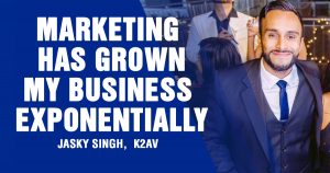 Jasky Singh of K2AV on Small Business Big Marketing Show