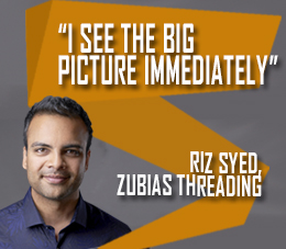 Riz Syed of Zubias Threading on Small Business Big Marketing