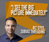 Riz Syed of Zubias Threading on Small Business Big Marketing Show