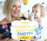 Snotty Noses founder Laura Klein on Small Business Big Marketing Show