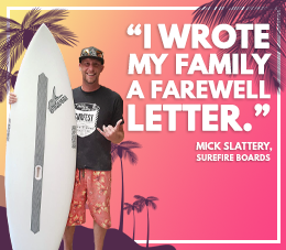 Gun surfer Mick Slattery is on a mission to build a global surf brand