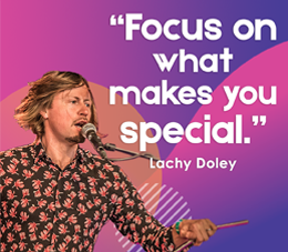 Rockstar Lachy Doley shares the ups and downs of making a living in the music industry